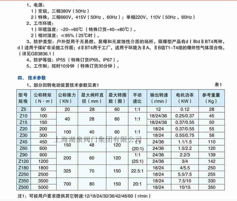 上海閥門(mén)電動(dòng)裝置DZW15-24生產(chǎn)公司